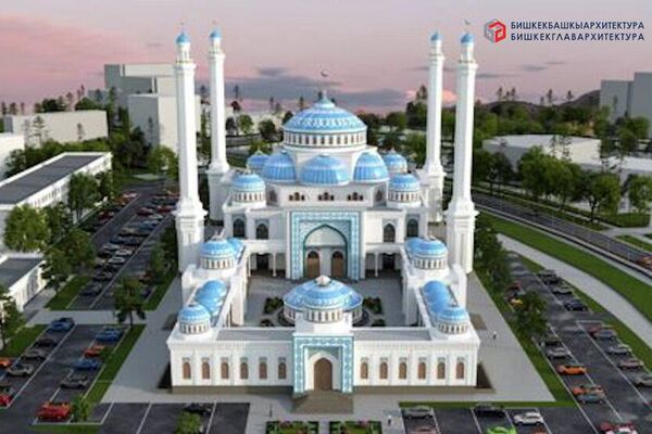Бишкектин түштүк бөлүгүндө 11 миң орундуу мечит куруларын &quot;Бишкек башкы архитектура&quot; ишканасынан билдирди - Sputnik Кыргызстан