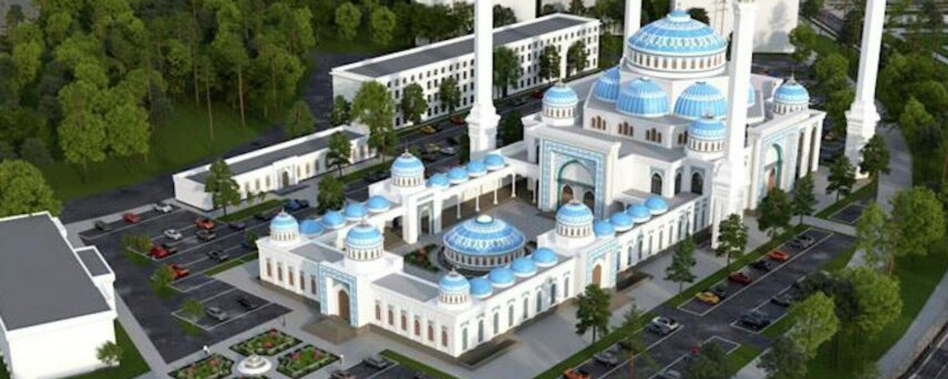 Эскиз мечети планируемого на юге Бишкека - Sputnik Кыргызстан, 1920, 01.02.2023