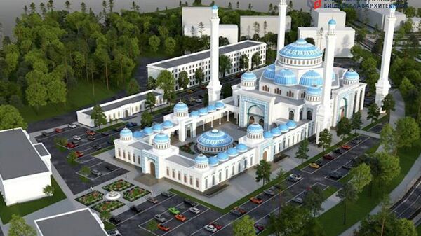 Эскиз мечети планируемого на юге Бишкека - Sputnik Кыргызстан