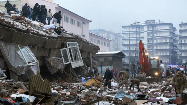 Последствия землетрясения в Турции - Sputnik Кыргызстан