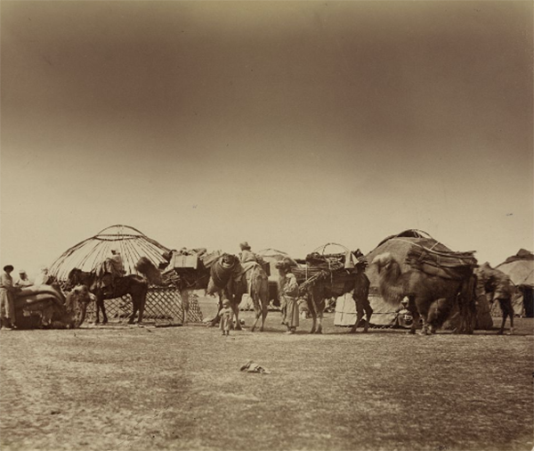 Кыргызы готовятся к переезду. Фото 1870 года - Sputnik Кыргызстан