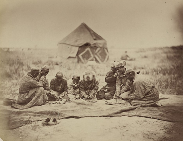 Трапеза мужчин на джайлоо, XIX век - Sputnik Кыргызстан