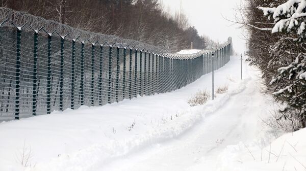 Пограничный забор на литовско-белорусской границе. Архив - Sputnik Кыргызстан