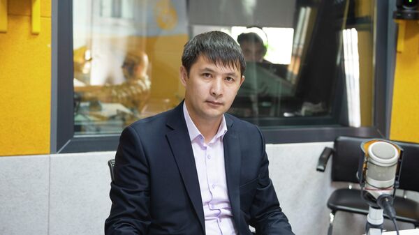 Экономика жана коммерция министрлигинин Соода саясаты башкармалыгынын башчысы Нурлан Жусумалиев - Sputnik Кыргызстан