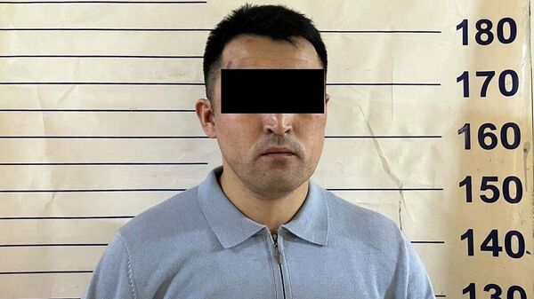 Обвиняемый в убийстве женщины и двух ее детей Чынтемир Аширалиев. Архивное фото - Sputnik Кыргызстан