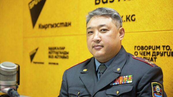 Начальник Главного управления внутренних дел Бишкека Азамат Ногойбаев - Sputnik Кыргызстан