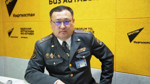 Бишкек шаардык милициясынын жетекчисинин орун басары Тилек Түкөбаев - Sputnik Кыргызстан