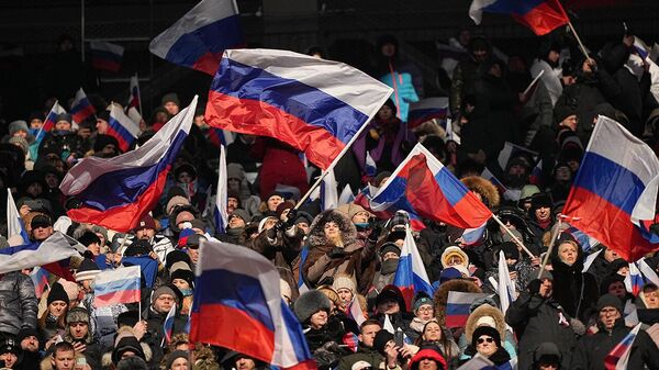 В Москве начался митинг-концерт в честь 23 февраля — прямой эфир - Sputnik Кыргызстан