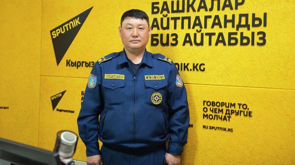 Начальник Центра подготовки спасателей МЧС Ырысбек Жолдошбаев - Sputnik Кыргызстан