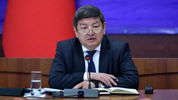 Председатель кабинета министров Акылбек Жапаров в ходе совещания в Министерстве цифрового развития КР - Sputnik Кыргызстан