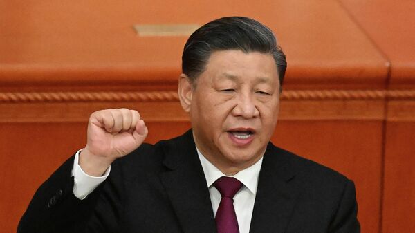 Президент Китая Си Цзиньпин  - Sputnik Кыргызстан