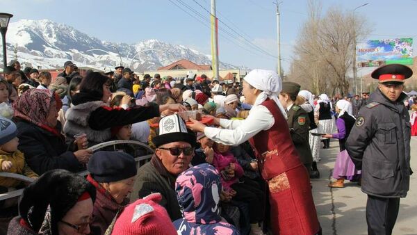 Нарында Нооруздун белгиленип жаткан учуру - Sputnik Кыргызстан