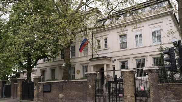 Посольство России в Великобритании в Лондоне. Архивное фото - Sputnik Кыргызстан