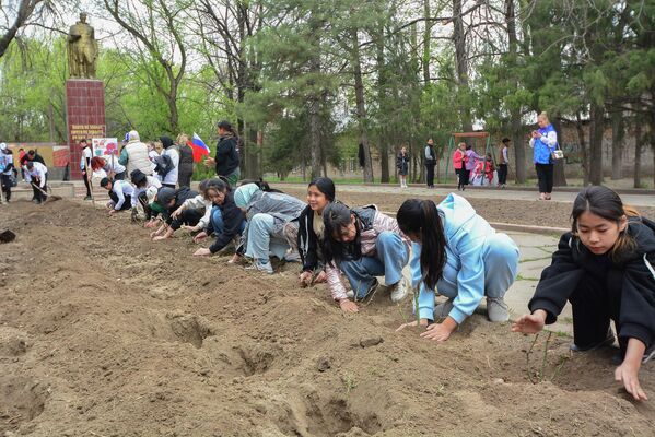Международная акция &quot;Сад памяти&quot; проводится во многих странах, в ее рамках ежегодно планируется высаживать 27 миллионов деревьев  в память о героях Великой Отечественной войны - Sputnik Кыргызстан