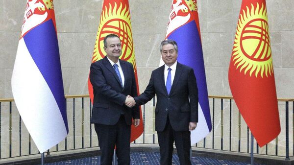 Кыргызстан менен Сербиянын Тышкы иштер министрлеринин жолугушуусу - Sputnik Кыргызстан