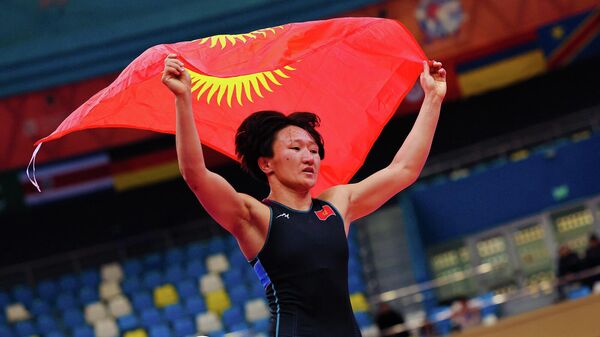Айсулуу Тыныбекова завоевала золотую медаль на Чемпионате Азии в Астане - Sputnik Кыргызстан