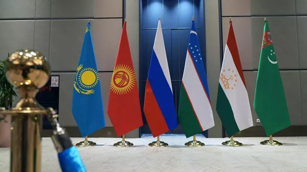 Флаги России и стран Центральной Азии. Архивное фото - Sputnik Кыргызстан