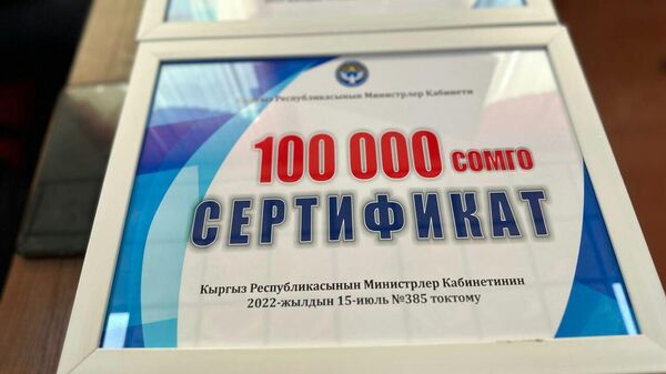 Баткен районунда жана Баткен шаарында жашаган аз камсыз болгон 243 үй-бүлөгө 100 миң сомдон тапшырылды - Sputnik Кыргызстан