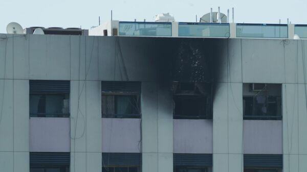 Пожар в жилом здании в Дубае - Sputnik Кыргызстан