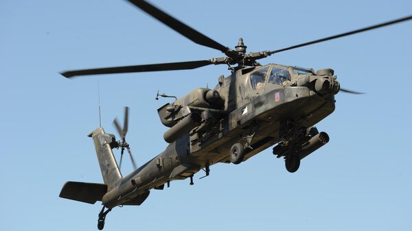 Американский вертолет AH-64 Apache. Архивное фото - Sputnik Кыргызстан