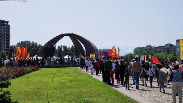 Празднование Дня Победы в Бишкеке. Архивное фото - Sputnik Кыргызстан