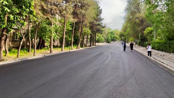 Открытие отрезка улицы Панфилова после ремонта в Бишкеке  - Sputnik Кыргызстан
