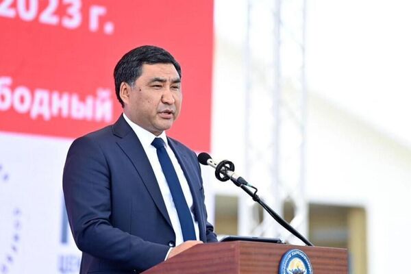 На открытии с речью выступил министр Данияр Амангельдиев. - Sputnik Кыргызстан