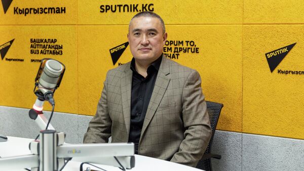 Председатель центрального комитета Горно-металлургического профсоюза Эльдар Тажибаев - Sputnik Кыргызстан