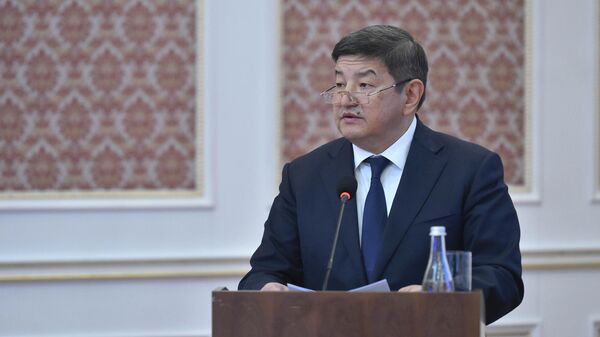 Председатель кабинета министров Акылбек Жапаров  - Sputnik Кыргызстан