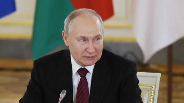 Президент России Владимир Путин на заседании Высшего Евразийского экономического совета - Sputnik Кыргызстан