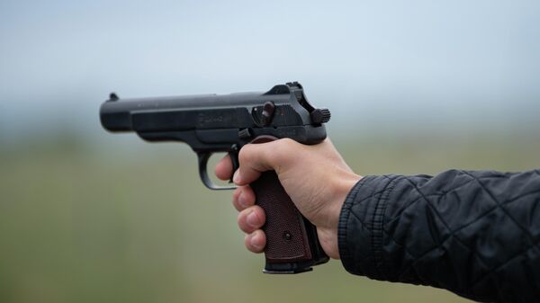 Стрельба из пистолета. Архивное фото - Sputnik Кыргызстан