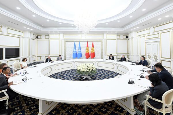 Стороны обменялись мнениями по вопросам сотрудничества в области предотвращения последствий изменения климата, сохранения и развития культурного и исторического наследия. - Sputnik Кыргызстан