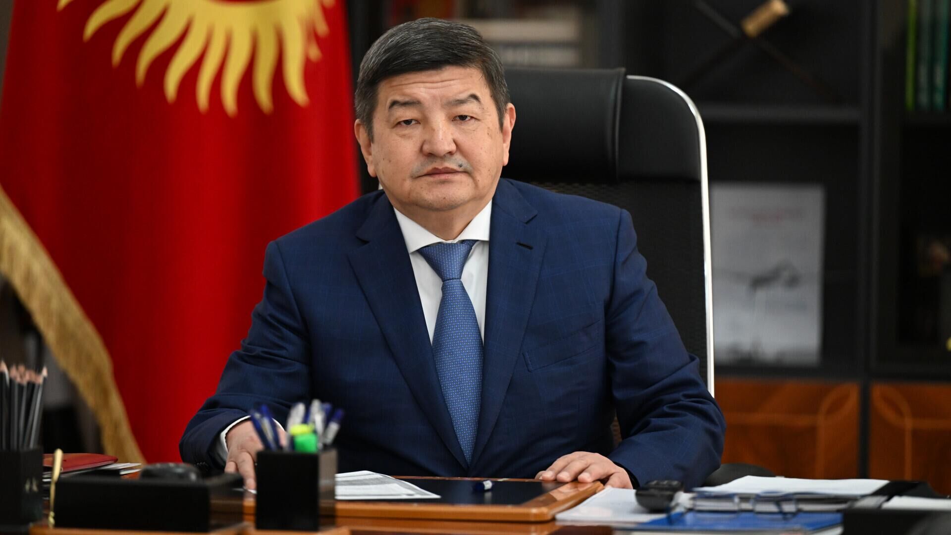 Председатель кабинета министров Кыргызской Республики Акылбек Жапаров - Sputnik Кыргызстан, 1920, 31.12.2023