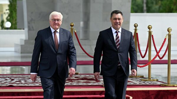 Официальный визит президента Германии Франка-Вальтера Штайнмайера в Кыргызстан - Sputnik Кыргызстан