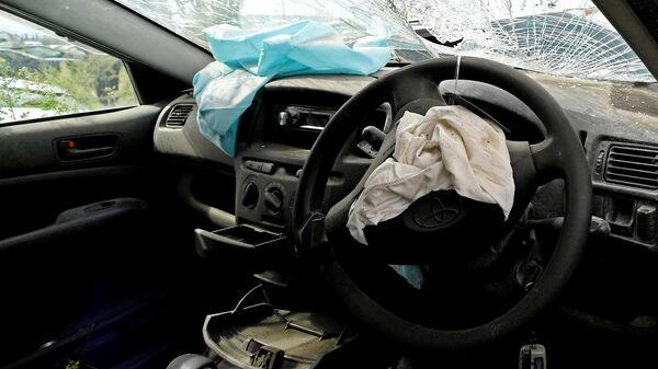 Автомобиль, пострадавший в ДТП. Архивное фото - Sputnik Кыргызстан