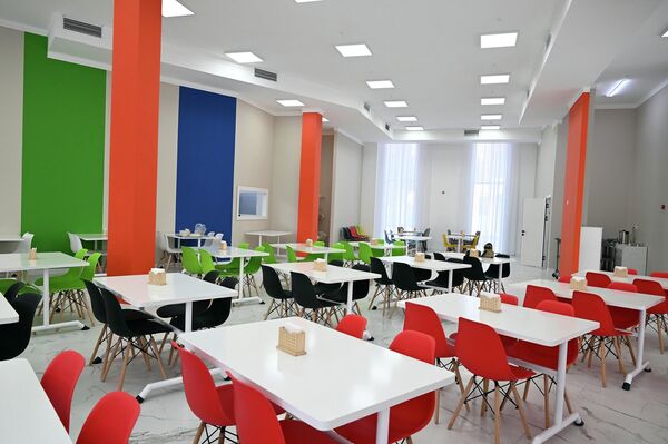 Территория центра была благоустроена и озеленена, объекты оснастили мебелью и оборудованием - Sputnik Кыргызстан