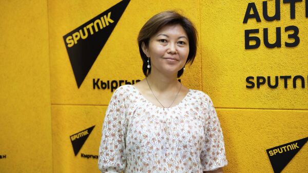 Креативдүү индустриялар ассоциациясынын жетекчиси Назгүл Кубакаева - Sputnik Кыргызстан