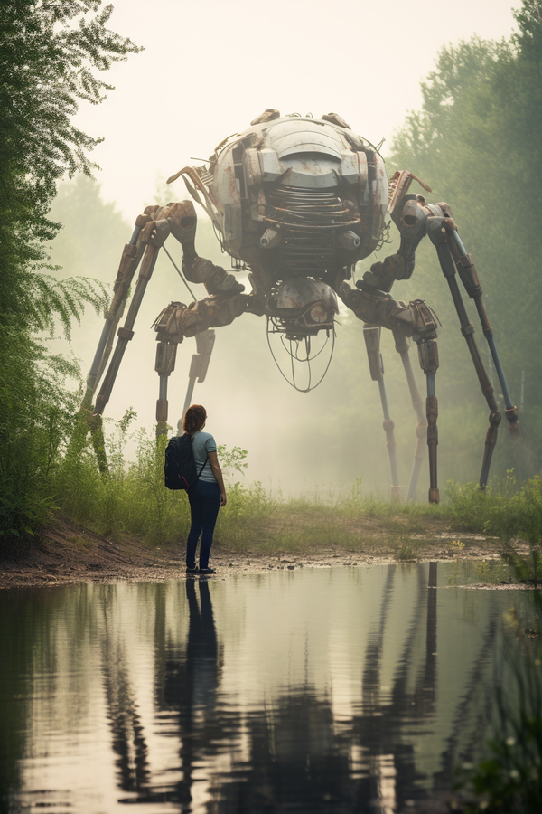 Робот в форме паука. Может, именно такие роботы будут спасать людей, потерявшихся в лесу. - Sputnik Кыргызстан