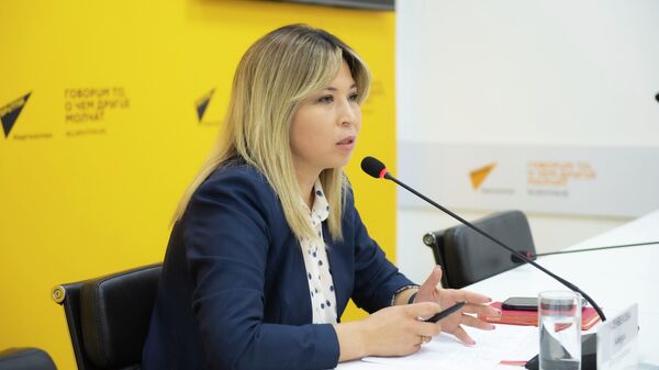 Заместитель министра экономики и коммерции Айнура Усенбекова - Sputnik Кыргызстан