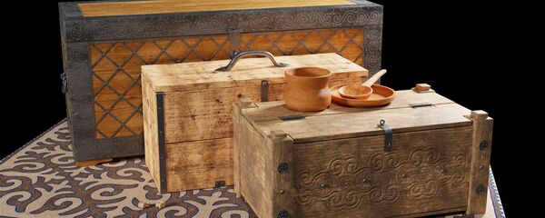 В чем кыргызы хранили драгоценности и вещи. Инфографика о сундуках - Sputnik Кыргызстан