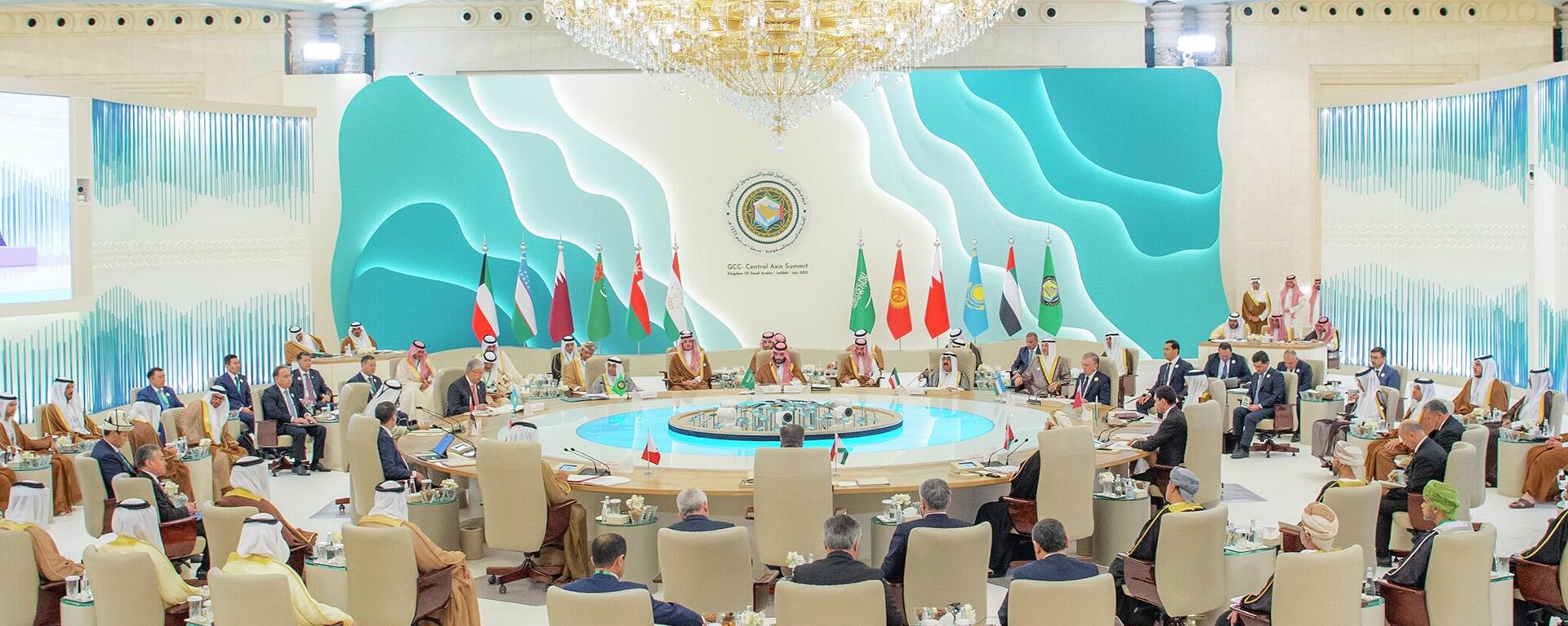 Президент КР на первом Саммите глав государств Центральная Азия - Совет сотрудничества арабских государств Залива в Джидде - Sputnik Кыргызстан, 1920, 25.07.2023