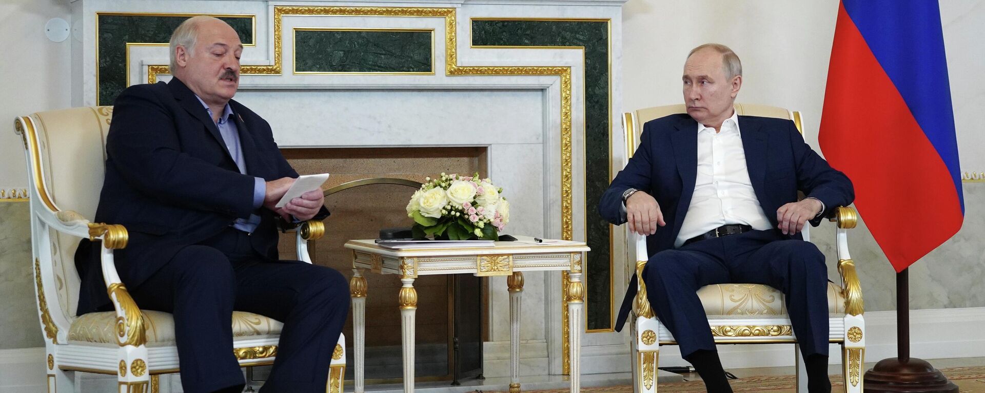 Встреча президента РФ В. Путина и президента Белоруссии А. Лукашенко - Sputnik Кыргызстан, 1920, 25.07.2023
