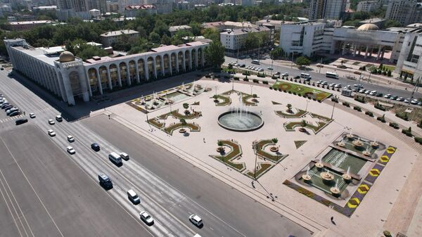 Центр Бишкека. Архивное фото - Sputnik Кыргызстан