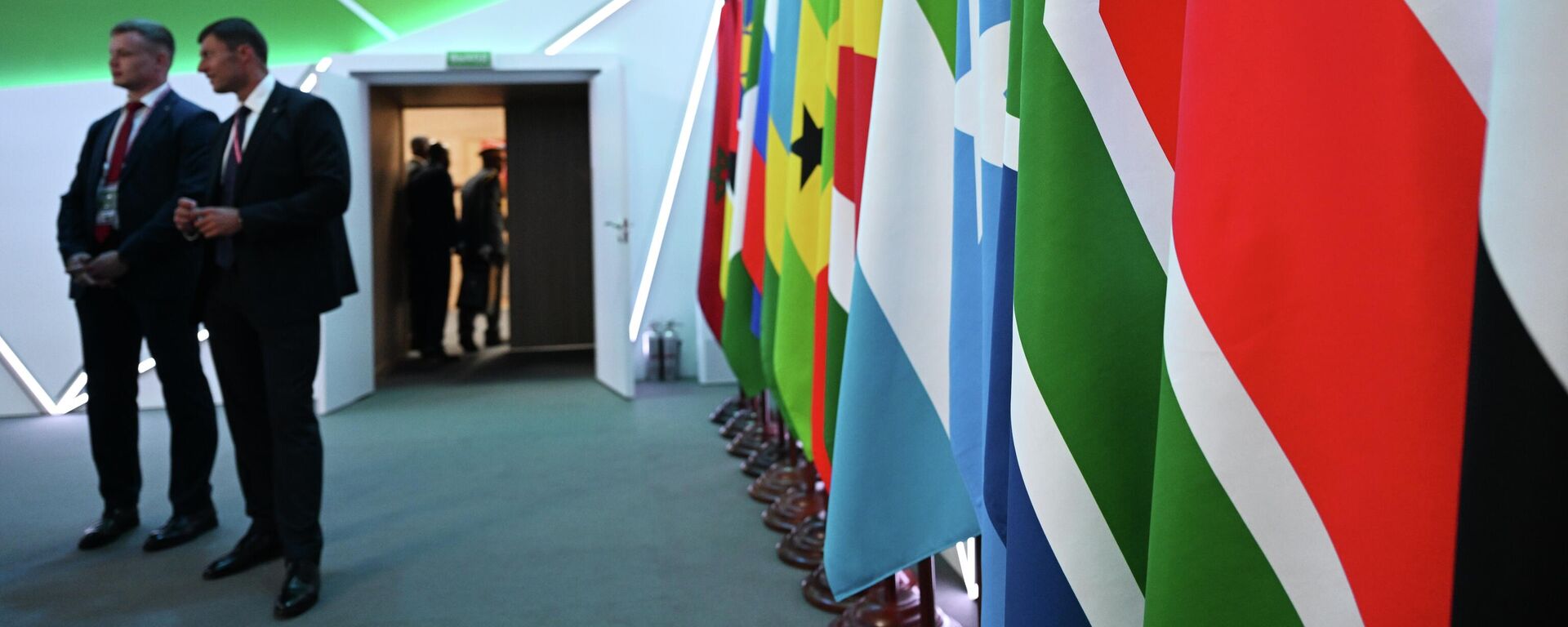 Флаги стран участниц II Саммита Россия - Африка - Sputnik Кыргызстан, 1920, 03.08.2023