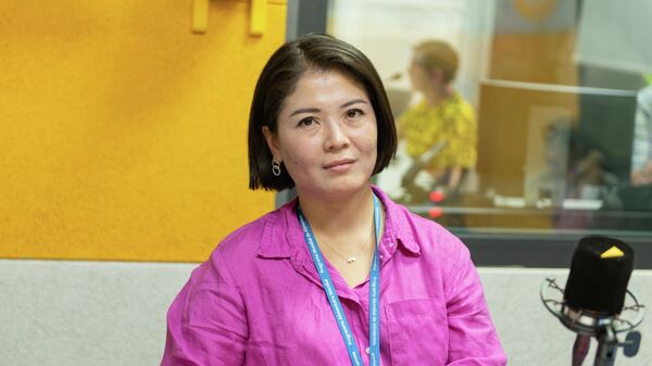 Специалист программы Оптимизация школьного питания, разработанной ВПП в КР Аида Афтандилова - Sputnik Кыргызстан