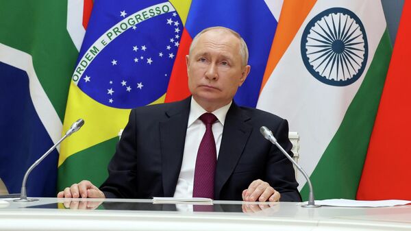 Президент РФ В. Путин принял участие в саммите БРИКС - Sputnik Кыргызстан