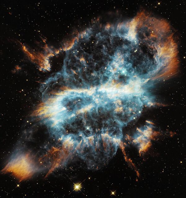 Умирающая туманность NGC 5189 в созвездии Муха - Sputnik Кыргызстан