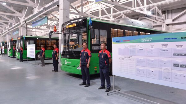 Открытие сервисного центра по ремонту автобусов в Бишкеке - Sputnik Кыргызстан