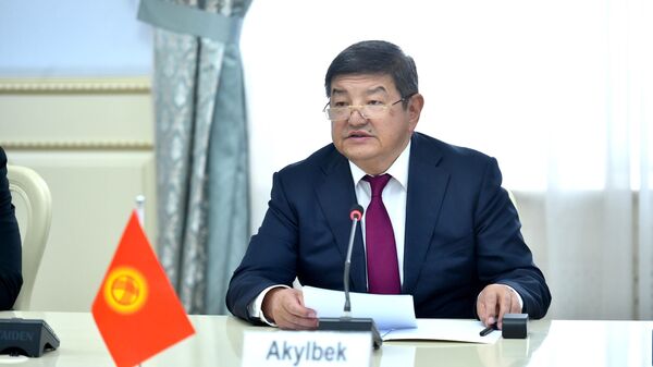Глава кабинета министров Акылбек Жапаров - Sputnik Кыргызстан