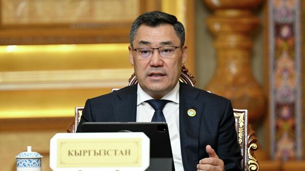 Президент Садыр Жапаров на V Консультативной встрече глав государств Центральной Азии  - Sputnik Кыргызстан